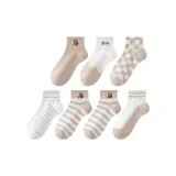 7 упаковок, Однотонный медведь + Полосатый медведь *2 + Два полосы + Шахматный узор + Полоска + Медведь