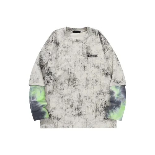 GENANX Бело-серый Унисекс Толстовки