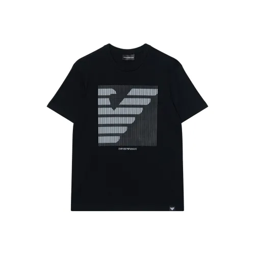 EMPORIO ARMANI SS21 T-Shirt Мужской Черный