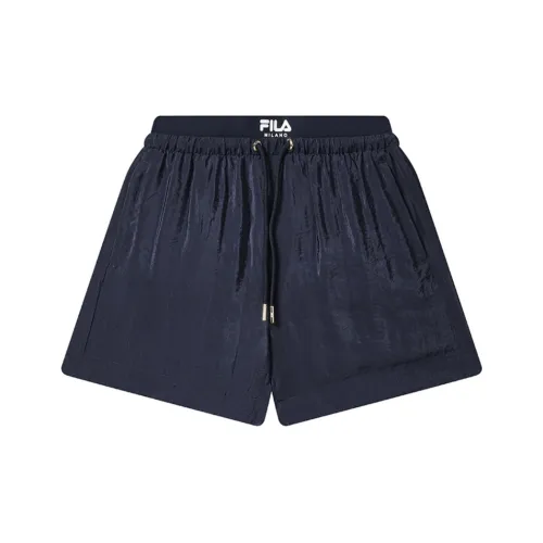 FILA Milano Series Итальянский Темно-синий Женские Повседневные шорты