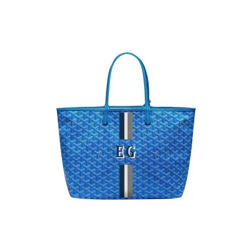 GOYARD Saint Louis Холст Тоут Сумка Маленькая Женская Синяя