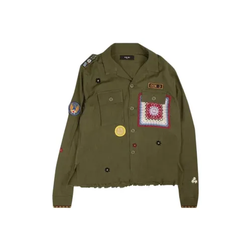 AMIRI Оливковые Женские Рубашки