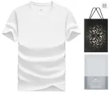 V-образный вырез, 1 упаковка (белый), сумка для покупок включена / 100% хлопок, дышащий / базовый слой, может использоваться как внешний