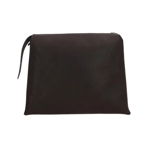 THE ROW Коровья кожа Через плечо Клатч Женский Черный