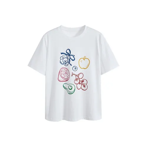 KUOSE Белый Женские T-рубашки