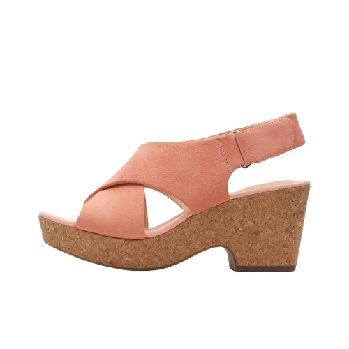 Clarks Maritsa Lara One Ремешок Сандалии Женские Светло-Розовые