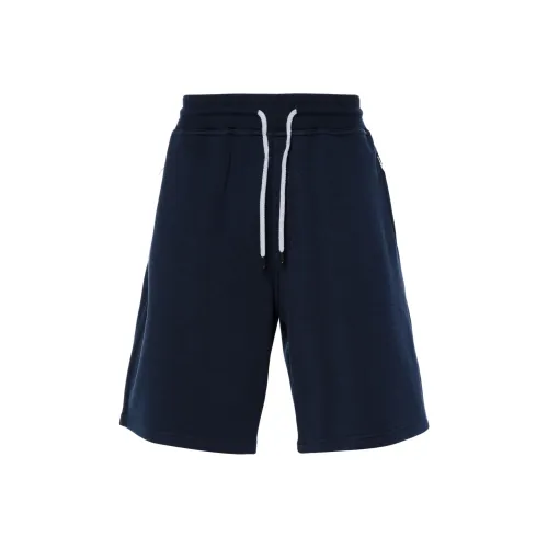 BRUNELLO CUCINELLI Sea Blue Мужские Повседневные Шорты