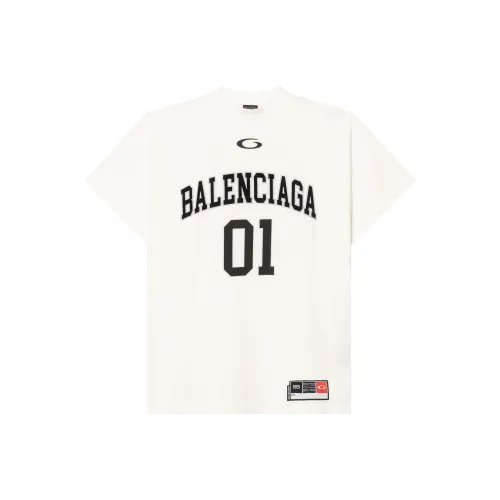 Balenciaga SS25 T-Shirt Мужской Серый Белый