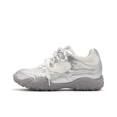 UNCLEWEN Tyrande Дышащий Легкий Увеличивающий Высоту Низкий Топ Кроссовки с Толстой Подошвой Женские