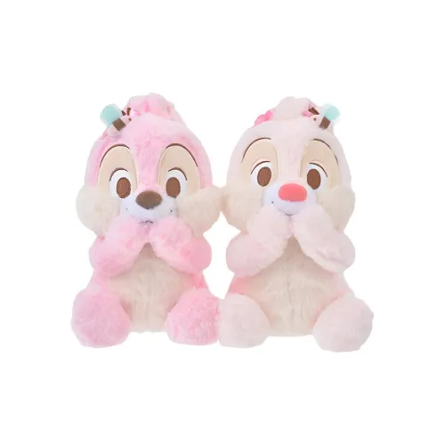 Disney Spring Blossom Collection Чип и Дейл Вишневый цветок Розовый Кукла Плюшевая Подвеска 21 см Высота