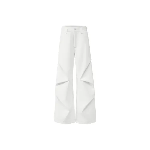 Wen Shan Белые брюки Женские Повседневные брюки