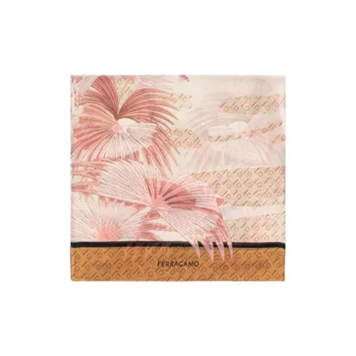 FERRAGAMO Шелк Палантины Женские Розовый