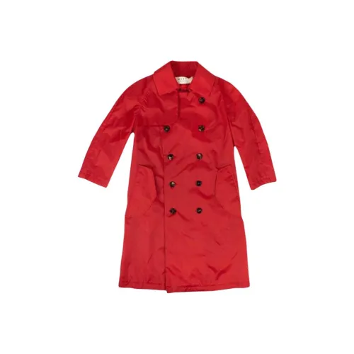 MARNI Красный Женский Тренч