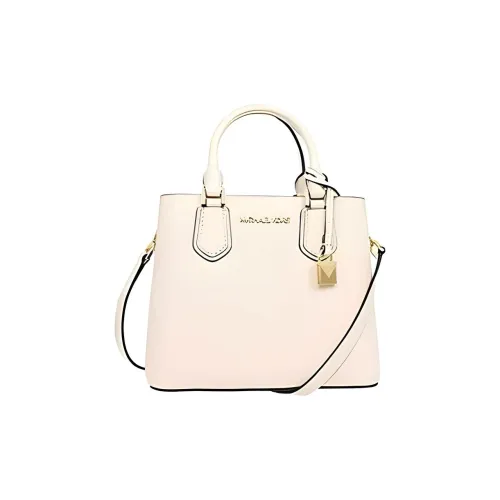 MICHAEL KORS Adele Litchi Grain Leather Tote Bag Shopping Bag Crossbody Bag Small Women's Ecru