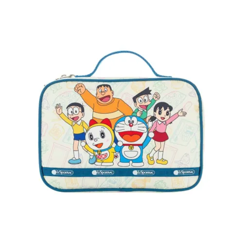 LeSportsac X Дораэмон Ткань Путешествие Мешок для хранения Унисекс Многоцветный