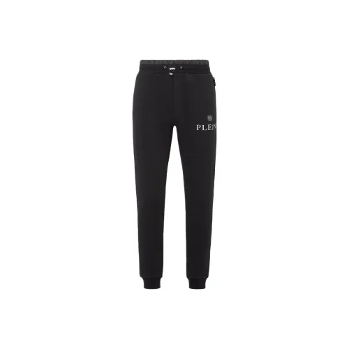 PHILIPP PLEIN Черные мужские вязаные тренировочные штаны