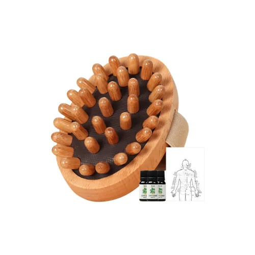 Auntie Qi Цвет бука Акупрессурная щетка