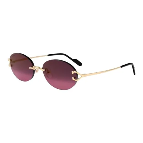 Cartier Металл OVAL SUNGLASSES Унисекс Золото