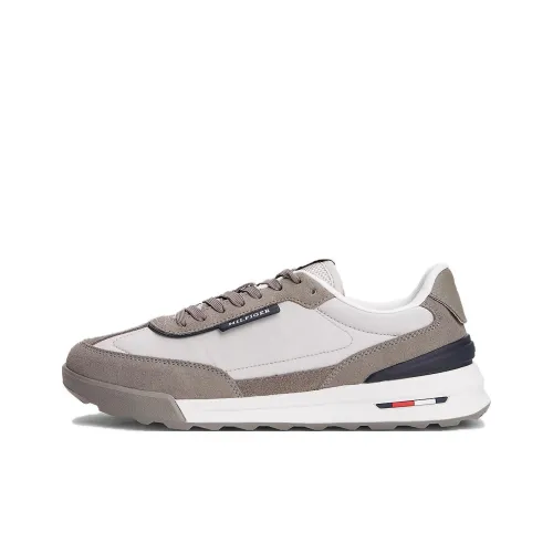 Tommy Hilfiger TRAINERS Кэжуал Низкий Топ Серый Коричневый Мужской