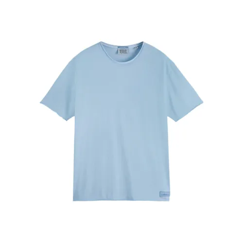 Scotch&Soda Весенний Синий Мужская Рубашка T