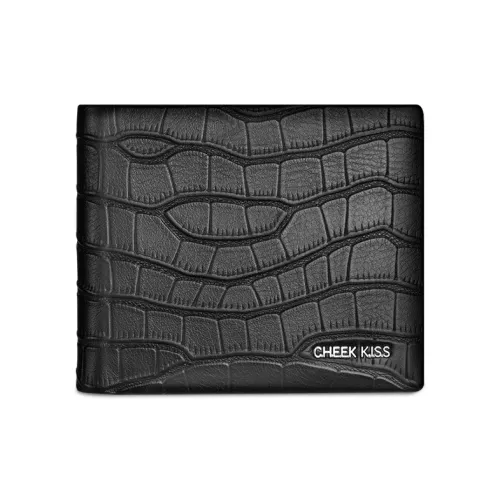 Cheekkiss Кошелек из коровьей кожи мужской черный
