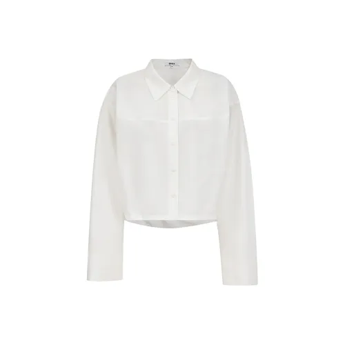 Only A43 Кремовый белый Женские Рубашки