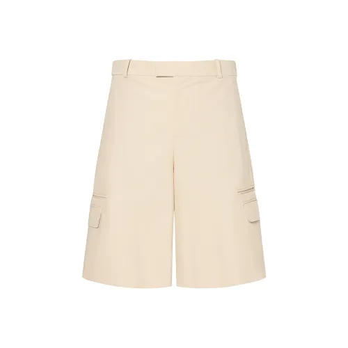 Alexander McQueen Light Beige Men's Casual Shorts  
Александр Маккуин Светло-бежевые Мужские Повседневные Шорты