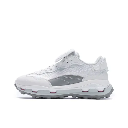 FILA KM2 Износостойкий Дышащий Низкий Топ Casual Женский Bright White