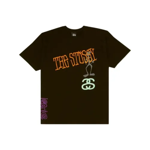 Stussy Мужские Черные T-рубашки