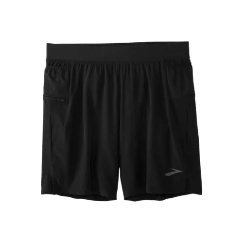 Brooks Мужские спортивные шорты черного цвета