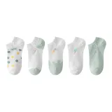 5 пар, Зеленые конусы + Градиент + Мороженое + Точка + Белый