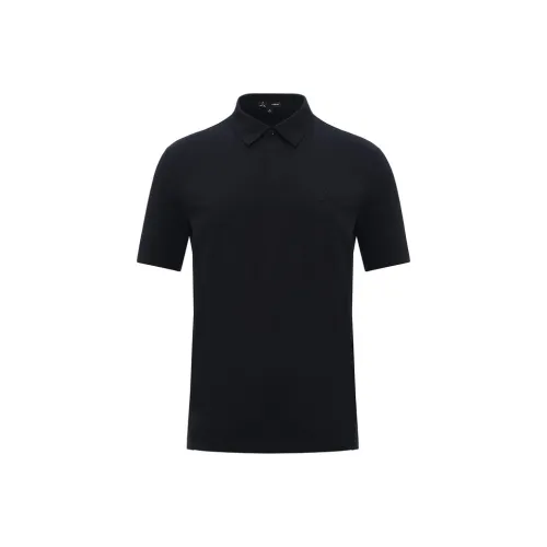 LI NING 1990 Мужская черная поло рубашка