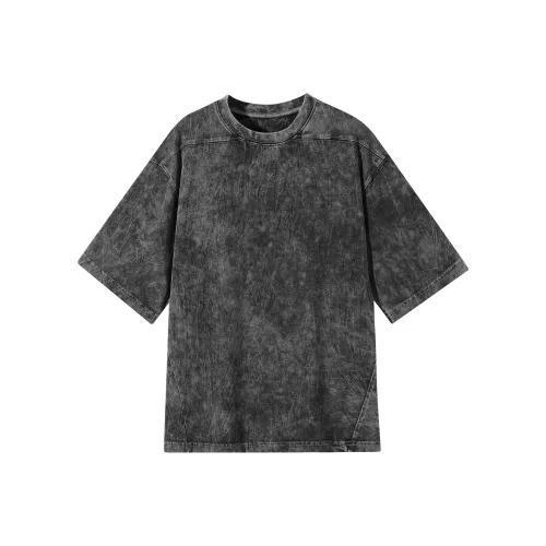 Caver&Hunter Серый Черный Мужская T-Рубашка