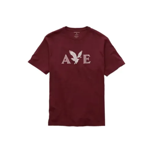 AMERICAN EAGLE Мужская рубашка T из бургунди