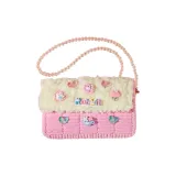 Розовый кролик, квадратная сумка, DIY, ткань, вязаная, ручная сумка