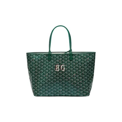 GOYARD Saint Louis Холст Тоут Сумка Маленькая Женская Зеленая