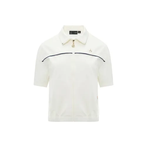 LI NING 1990 Сливочный Женские Рубашки