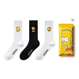 Чёрный Homer + Белый Bart + Белая Maggie