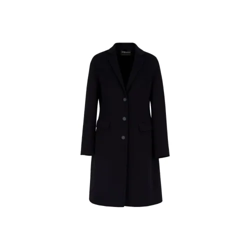 EMPORIO ARMANI Морской синий Женское пальто