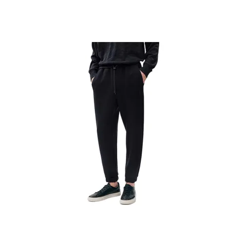 ELLASSAY Классический черный унисекс костюмные брюки