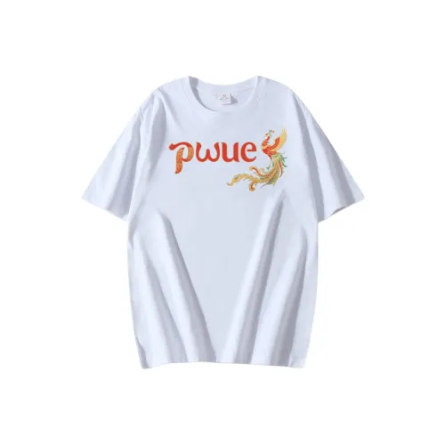 PWUE Белая унисекс футболка
