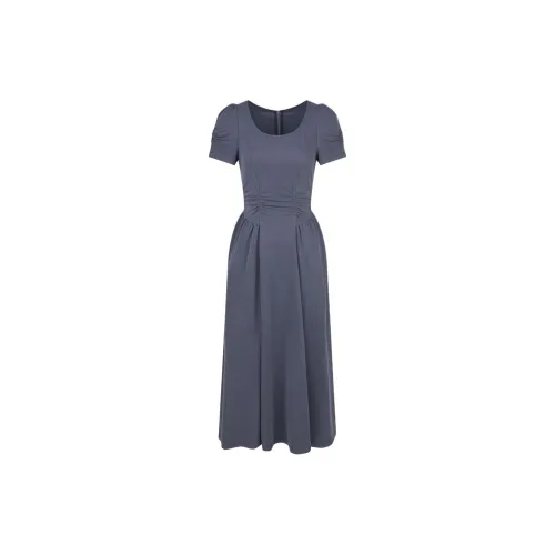 SOLIGHTER Короткое платье с короткими рукавами женское