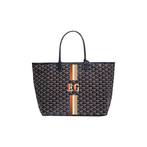 GOYARD Saint Louis Goyadin Холст Тоут Сумка Маленькая Женская Морской Синий