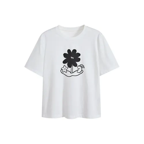 KUOSE Белый Женские T-рубашки