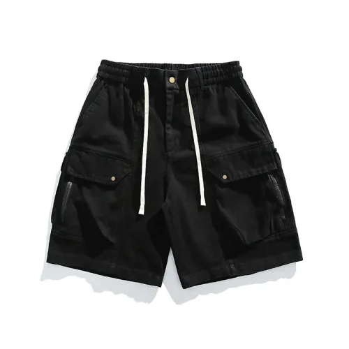 UNAPS Шнур Прямой крой Брюки длиной до колена Унисекс