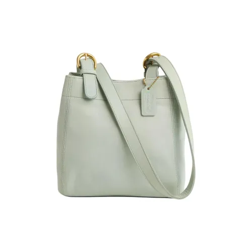 COACH WaverlySoho Кожа Ведрообразная Сумка Плечевая Сумка Средняя Женская Светло-Зеленая