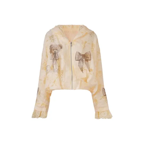 TCH Желтое женское короткое пальто