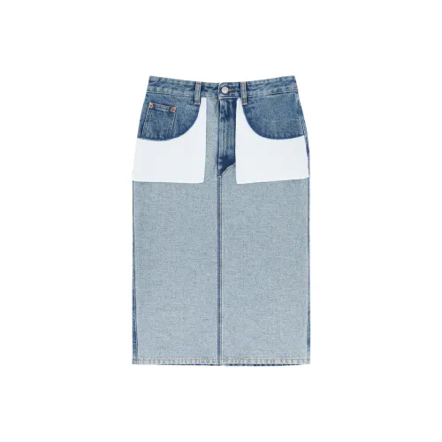 MM6 MAISON MARGIELA Деним Длинная Юбка Женская