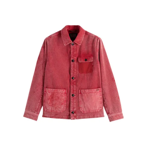 Scotch&Soda Темно-красный Мужские Куртки