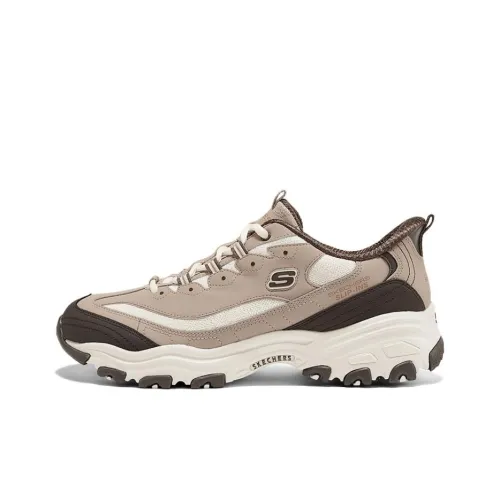 Skechers Slip ins Устойчивые к истиранию Дышащие Низкие Кеды Мужские Коричнево-бежевые